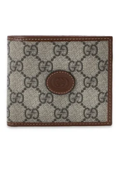 Gucci BRĄZOWY Portfel z logo