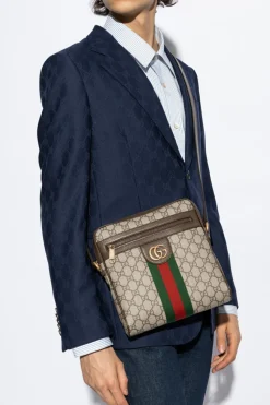 Gucci BRĄZOWY Torba na ramię 'Ophidia'
