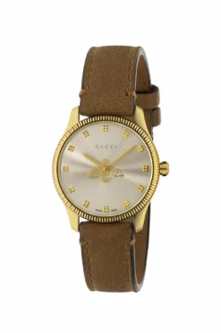Gucci BRĄZOWY Zegarek ‘G-Timeless’