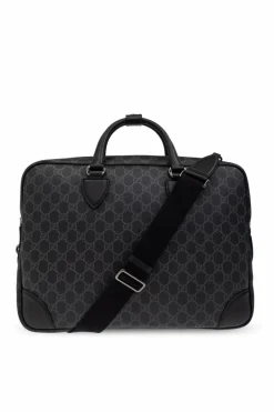 Gucci CZARNY Aktówka z monogramem