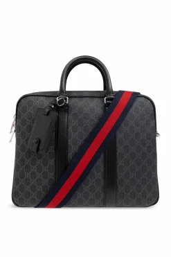 Gucci CZARNY Aktówka z monogramem