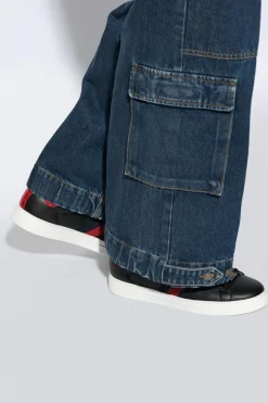 Gucci CZARNY Buty sportowe z pasem ‘Web’