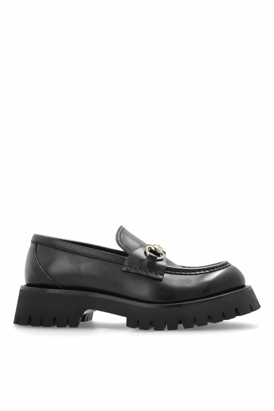 Gucci CZARNY Buty typu `loafers` na platformie