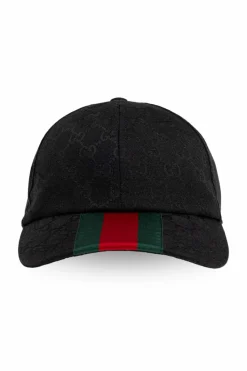 Gucci CZARNY Czapka z daszkiem