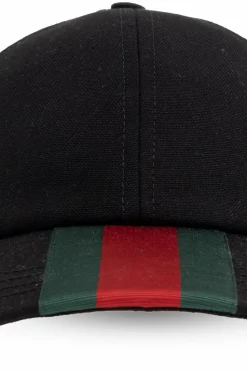 Gucci CZARNY Czapka z daszkiem