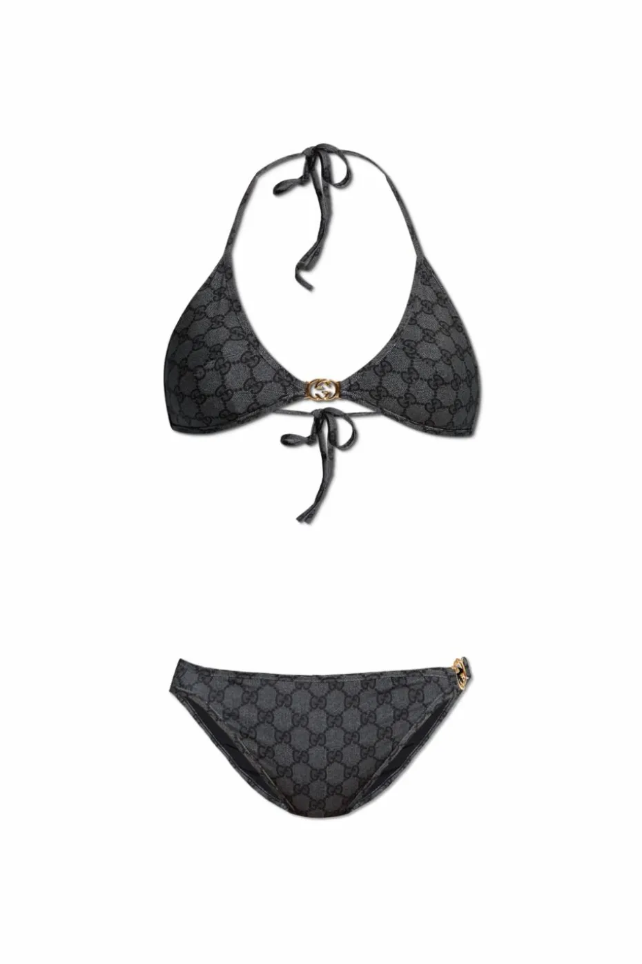 Gucci CZARNY Dwuczęściowy kostium kąpielowy