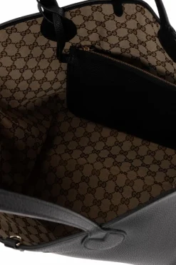 Gucci CZARNY Dwustronna torba `Totissima Large` typu `shopper`