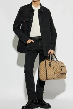 Gucci CZARNY Jeansy z logo