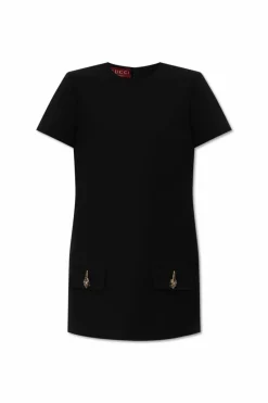 Gucci CZARNY Krótka sukienka