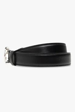 Gucci CZARNY Pasek z logo