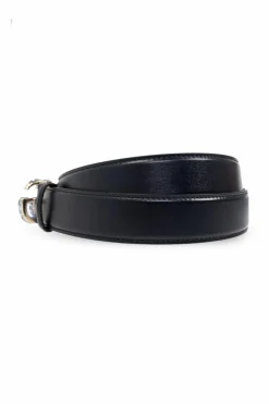 Gucci CZARNY Pasek z logo