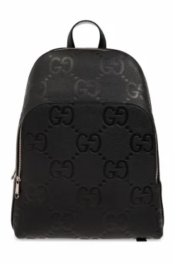 Gucci CZARNY Plecak z monogramem
