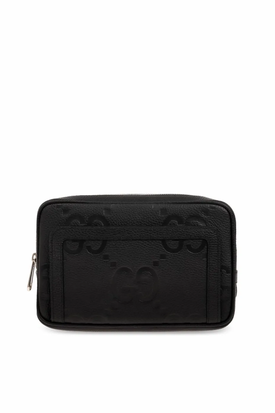 Gucci CZARNY Skórzana torba do ręki