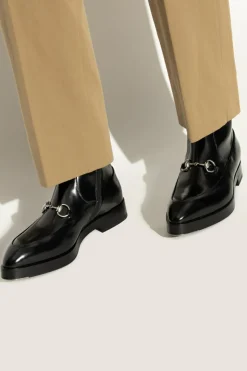 Gucci CZARNY Skórzane botki