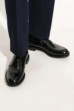 Gucci CZARNY Skórzane buty