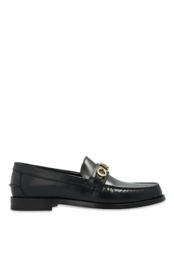 Gucci CZARNY Skórzane buty typu ‘loafers’