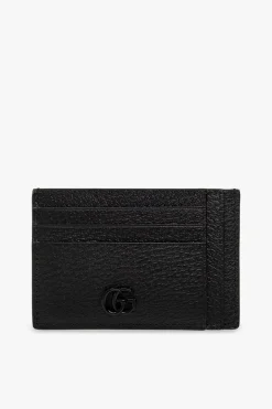 Gucci CZARNY Skórzane etui na karty