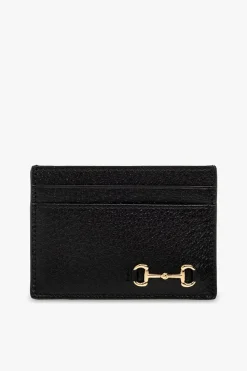 Gucci CZARNY Skórzane etui na karty