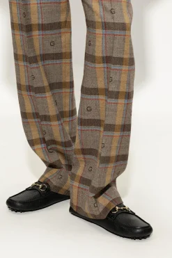 Gucci CZARNY Skórzane mokasyny