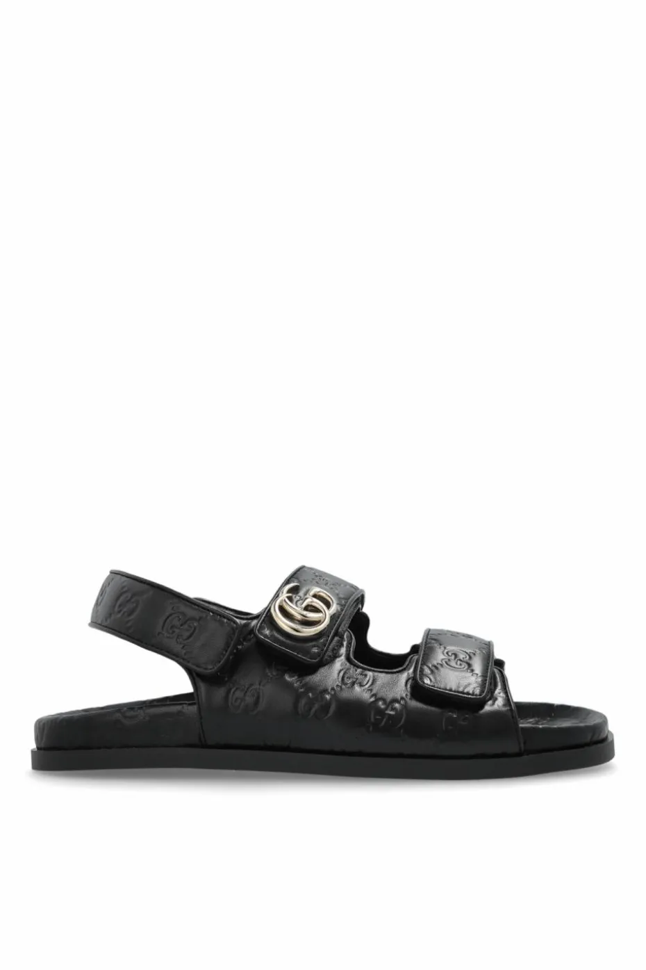 Gucci CZARNY Skórzane sandały