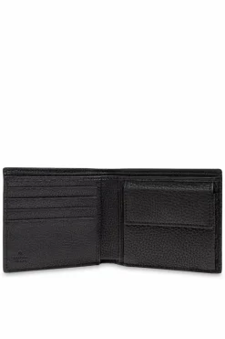 Gucci CZARNY Skórzany portfel