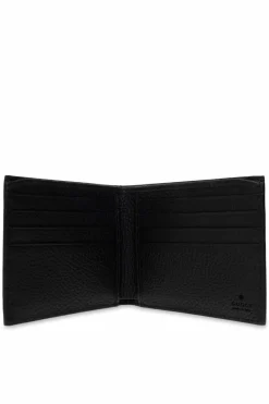 Gucci CZARNY Skórzany portfel