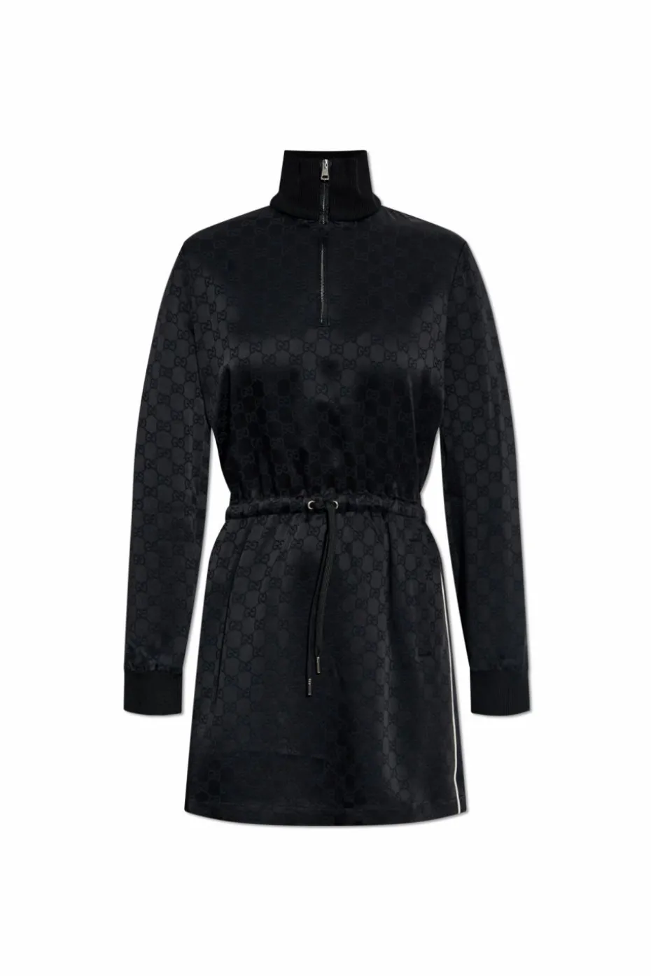 Gucci CZARNY Sukienka z logo