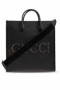 Gucci CZARNY Tora typu ‘shopper’ z logo