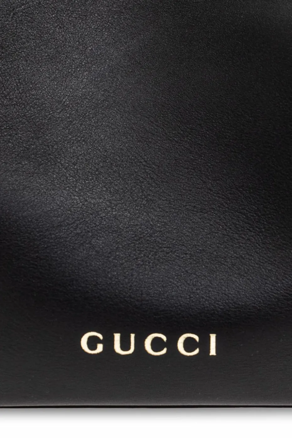 Gucci CZARNY Torba do ręki `GG Emblem Small`