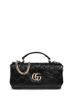 Gucci CZARNY Torba do ręki `GG Milano Mini`