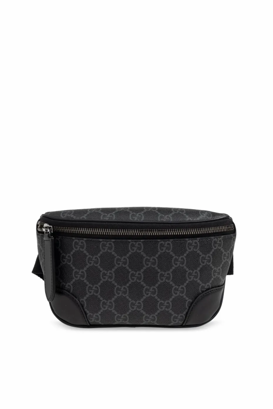 Gucci CZARNY Torba na pas `GG Emblem Small`
