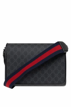 Gucci CZARNY Torba na ramię z monogramem