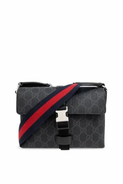 Gucci CZARNY Torba na ramię `Super Mini GG`