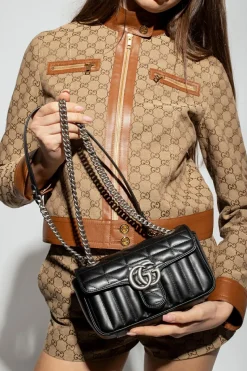 Gucci CZARNY Torba na ramię ‘GG Marmont Small’