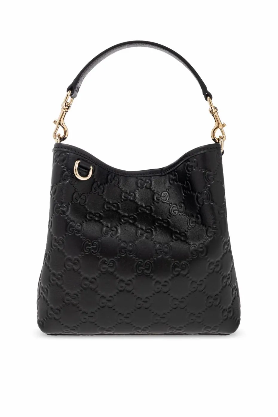 Gucci CZARNY Torba na ramię typu `bucket`