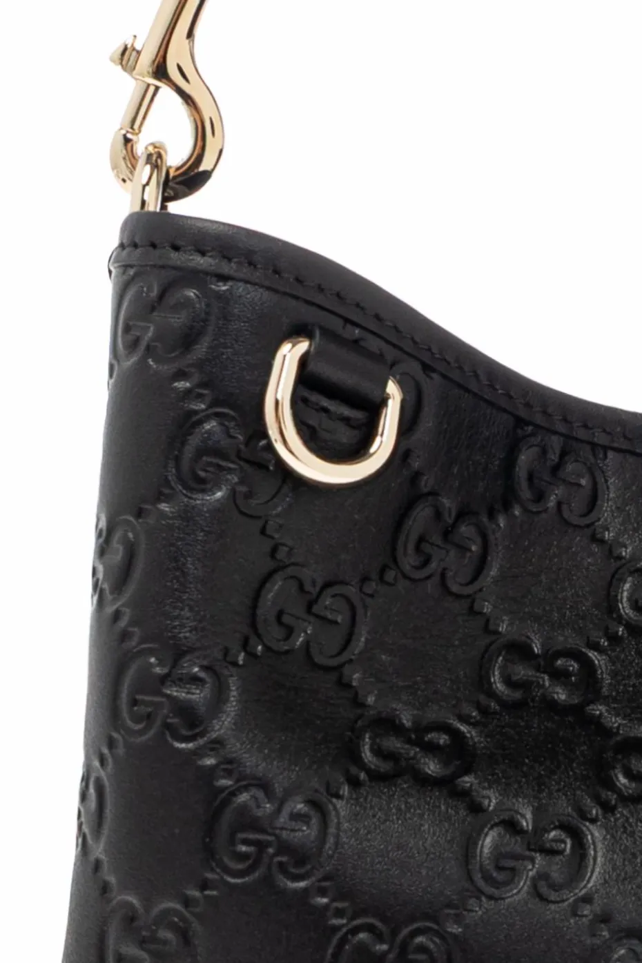 Gucci CZARNY Torba na ramię typu `bucket`