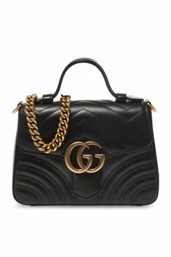 Gucci CZARNY Torba na ramię ‘GG Marmont’