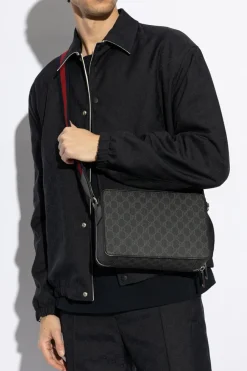 Gucci CZARNY Torba na ramię z logo