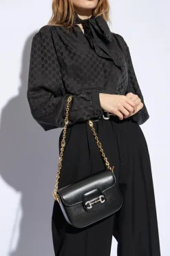 Gucci CZARNY Torba na ramię ‘1955 Horsebit Mini’