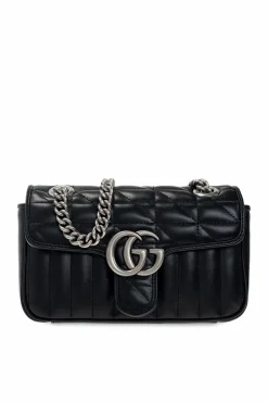 Gucci CZARNY Torba na ramię ‘GG Marmont Mini’