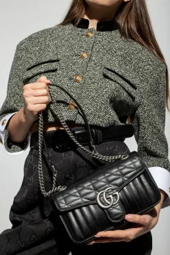 Gucci CZARNY Torba na ramię ‘GG Marmont Mini’