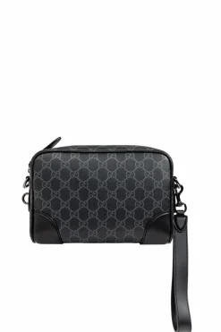 Gucci CZARNY Torba z płótna `GG Supreme`