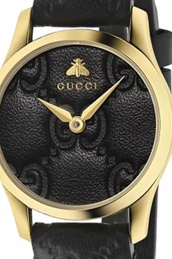 Gucci CZARNY Zegarek 'G-Timeless'