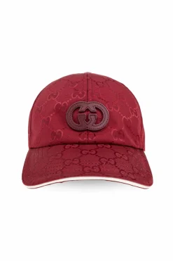 Gucci CZERWONY Czapka z daszkiem