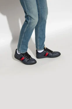 Gucci GRANATOWY Buty sportowe ‘Screener’