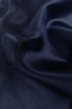 Gucci GRANATOWY Chusta z monogramem