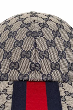 Gucci GRANATOWY Czapka z daszkiem
