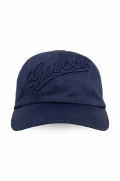 Gucci GRANATOWY Czapka z daszkiem