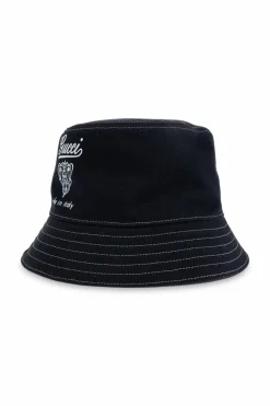 Gucci GRANATOWY Kapelusz z logo
