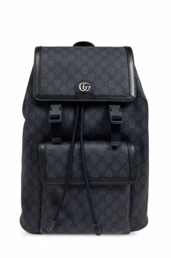 Gucci GRANATOWY Plecak `Ophidia Large`